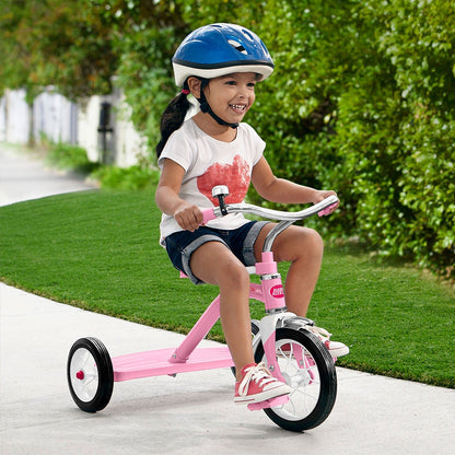 Radio Flyer 34GX Kids Classic Steel Framed Tricycle with Handlebar Bell, Pink - Angler's Pro Tackle & Outdoors