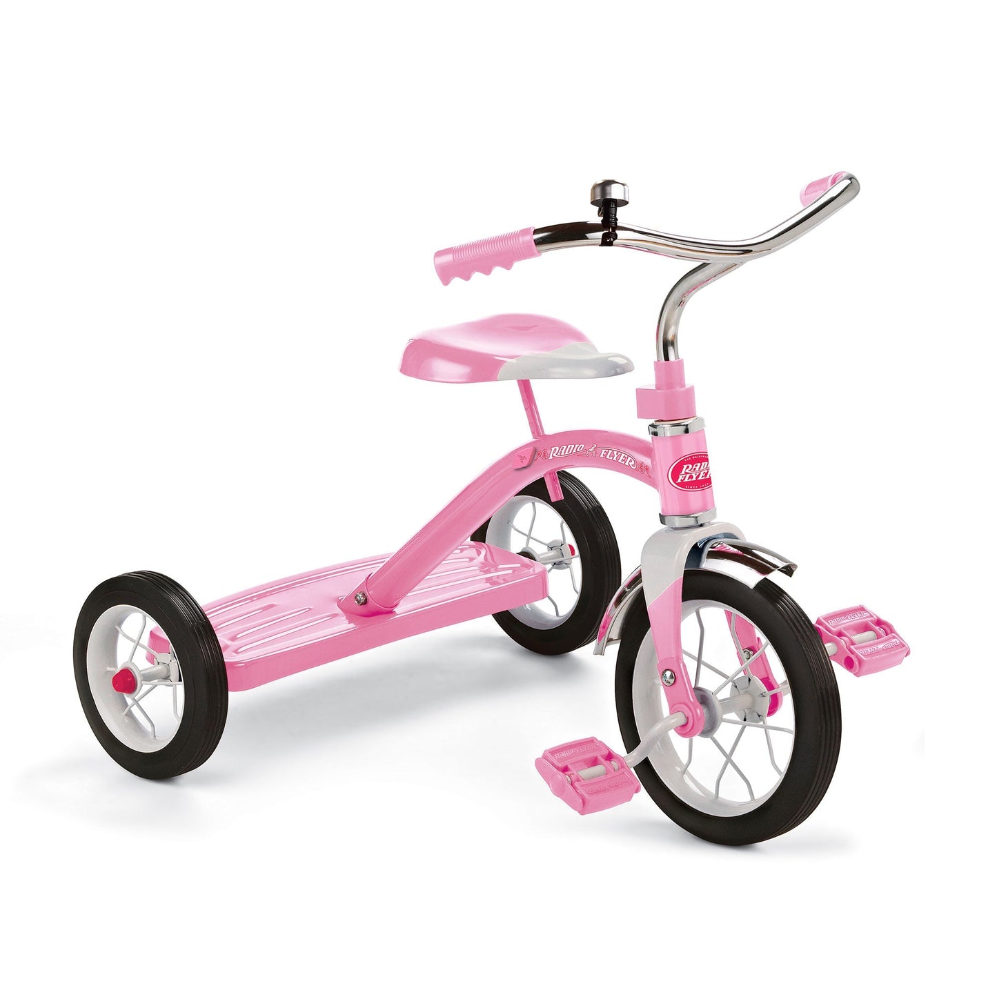 Radio Flyer 34GX Kids Classic Steel Framed Tricycle with Handlebar Bell, Pink - Angler's Pro Tackle & Outdoors