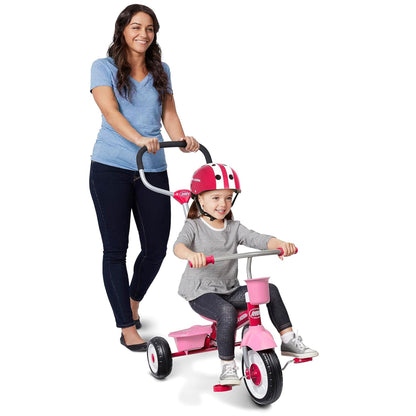 Radio Flyer 4 in 1 Stroll N Trike Infant Adjustable Stroller Tricycle, Pink - Angler's Pro Tackle & Outdoors