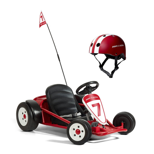 Radio Flyer 941HZ Battery - Powered Adjustable Kids Ultimate Outdoor Go - Kart, Red - Angler's Pro Tackle & Outdoors