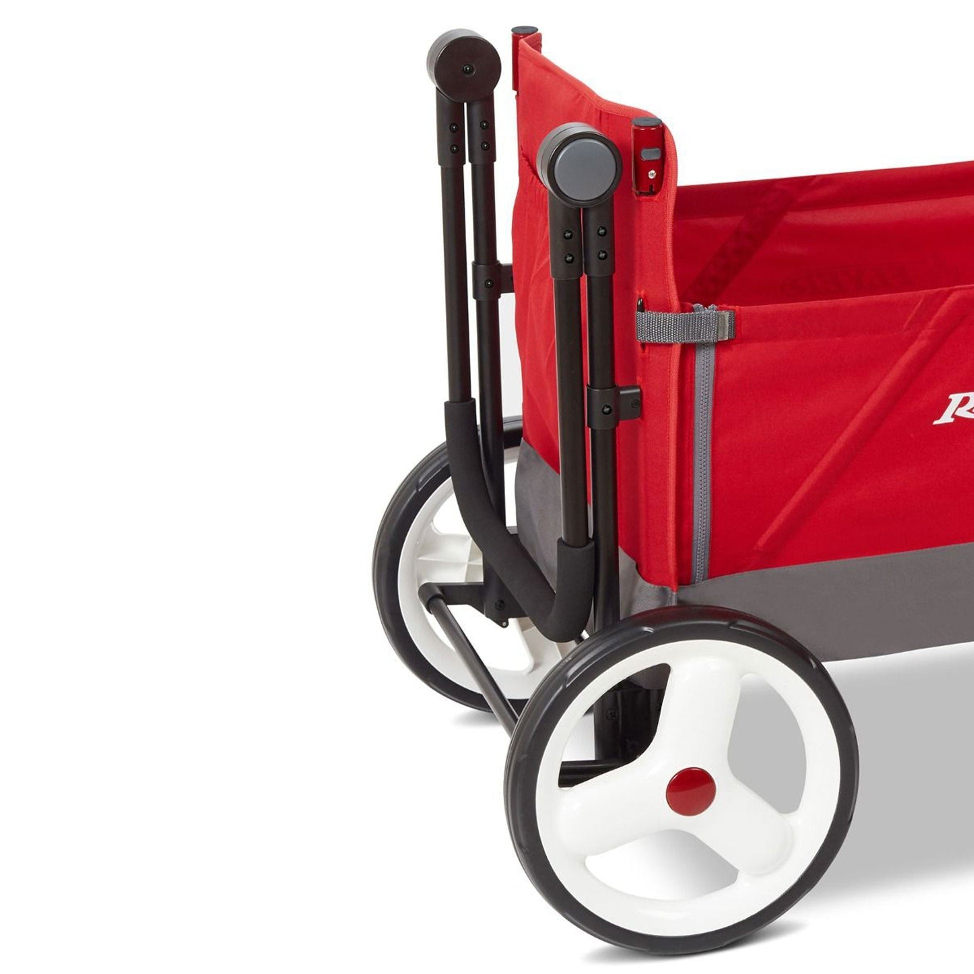 Radio Flyer Convertible Stroll N Wagon with Push and Pull Handle, Red/Black - Angler's Pro Tackle & Outdoors