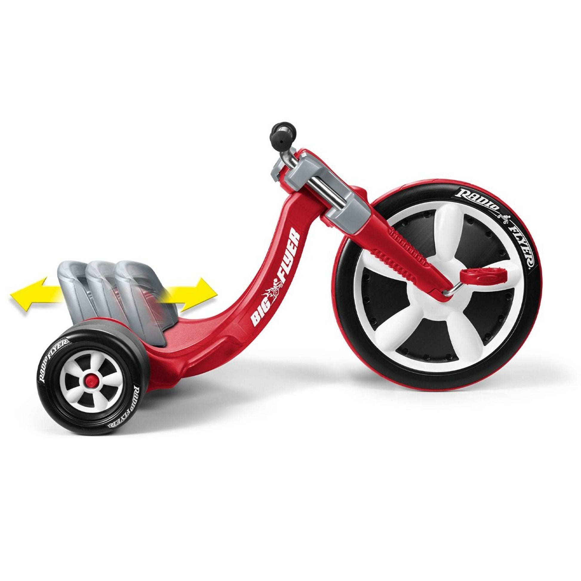 Radio Flyer Deluxe Big Flyer Big Front Wheel Chopper Style Trike for Ages 3 to 7 - Angler's Pro Tackle & Outdoors