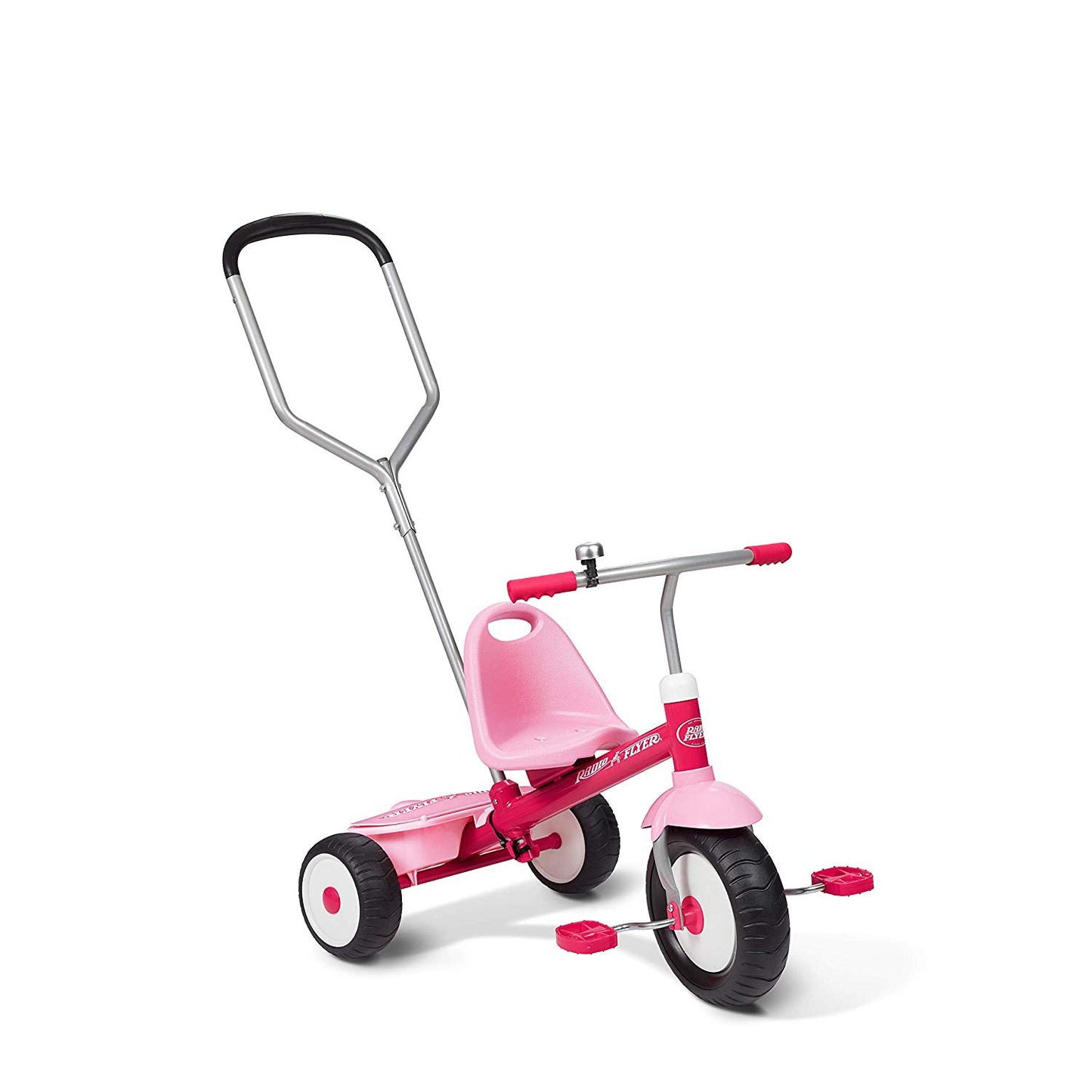 Radio Flyer Deluxe Steer and Stroll Kids Tricycle, Pink - Angler's Pro Tackle & Outdoors