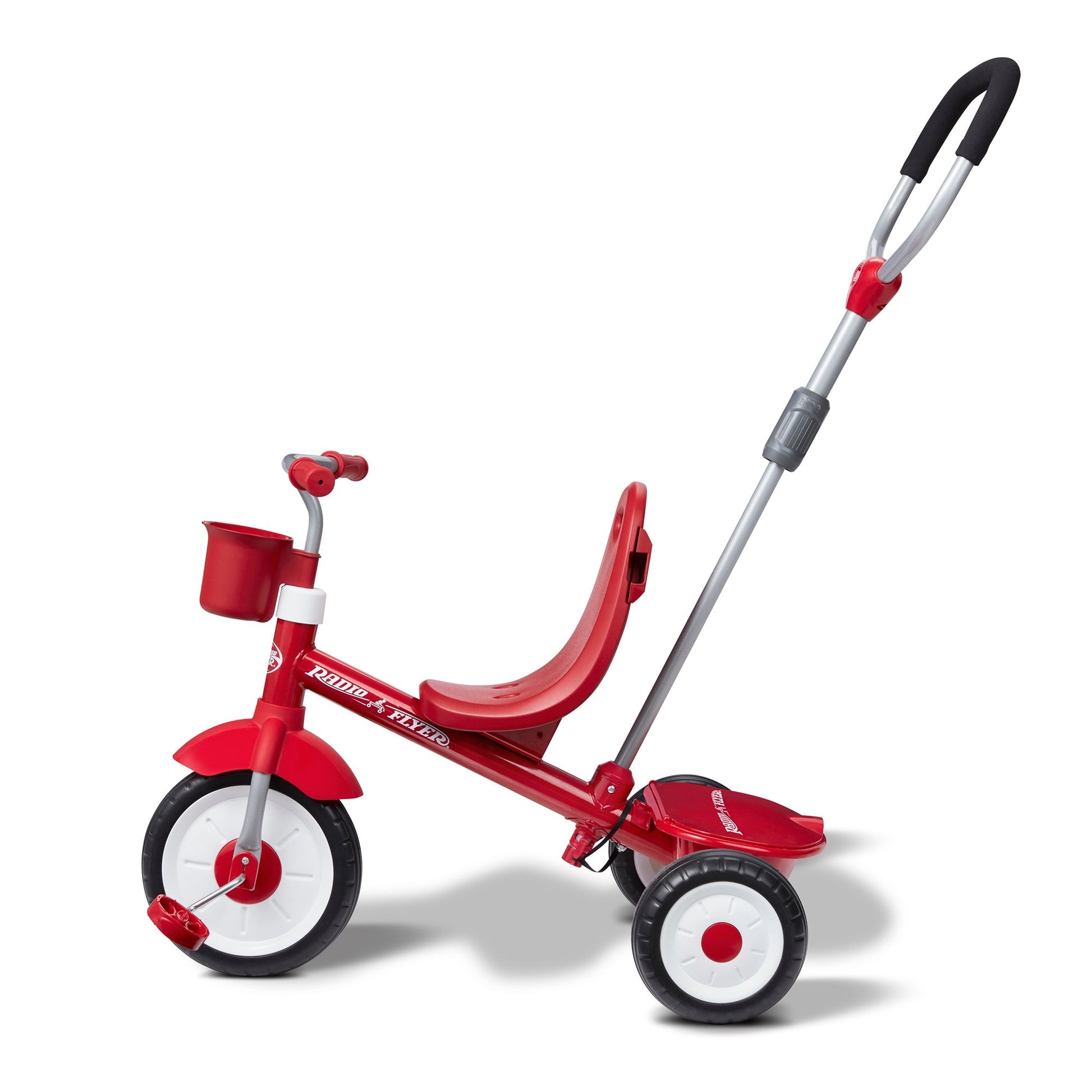 Radio Flyer EZ Fold 4 - in - 1 Stroll 'N Trike Infant Toddler Stroller Tricycle, Red - Angler's Pro Tackle & Outdoors