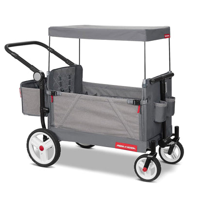 Radio Flyer Odyssey Collapsible Stroll N Wagon with Storage Bag, Light Gray - Angler's Pro Tackle & Outdoors