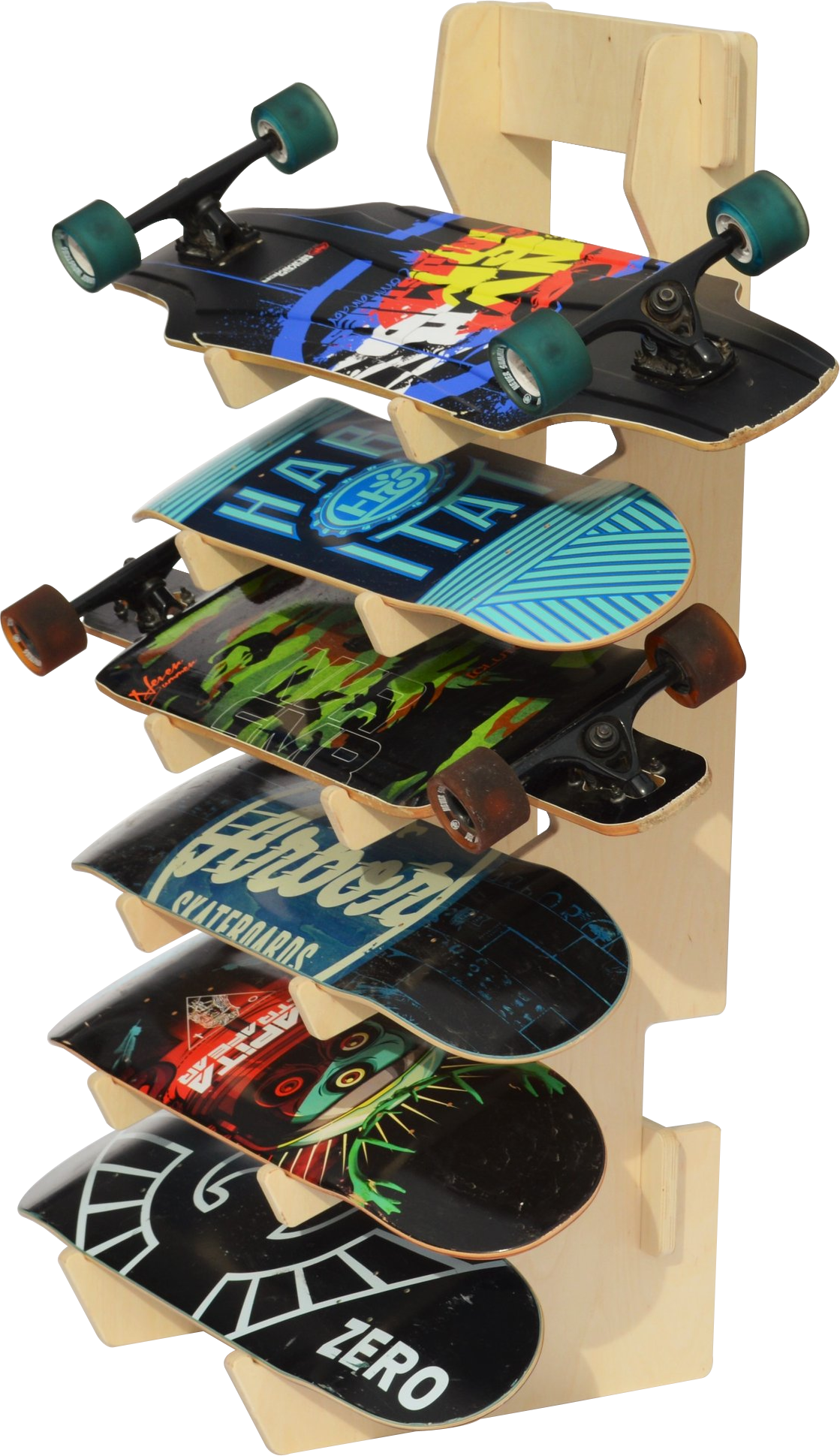 Rado Racks THE BOARDROOM skateboard floor rack - Angler's Pro Tackle & Outdoors