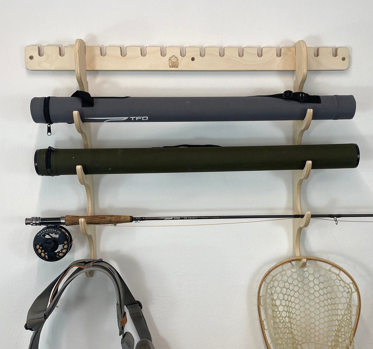 Recessed Rod Rack Rado Racks THE HOOKSET fishing rod rack - Angler's Pro Tackle & Outdoors