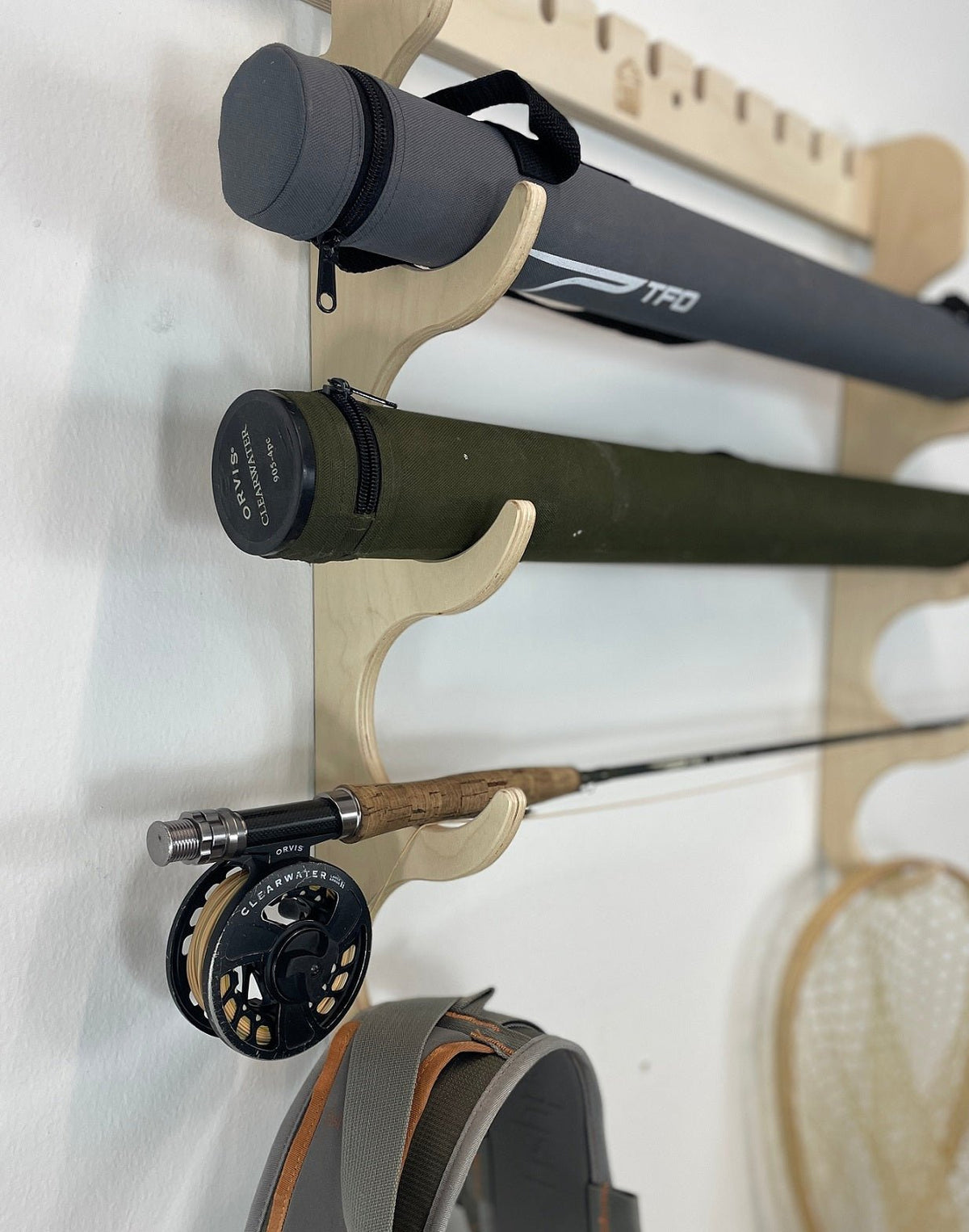 Recessed Rod Rack Rado Racks THE HOOKSET fishing rod rack - Angler's Pro Tackle & Outdoors