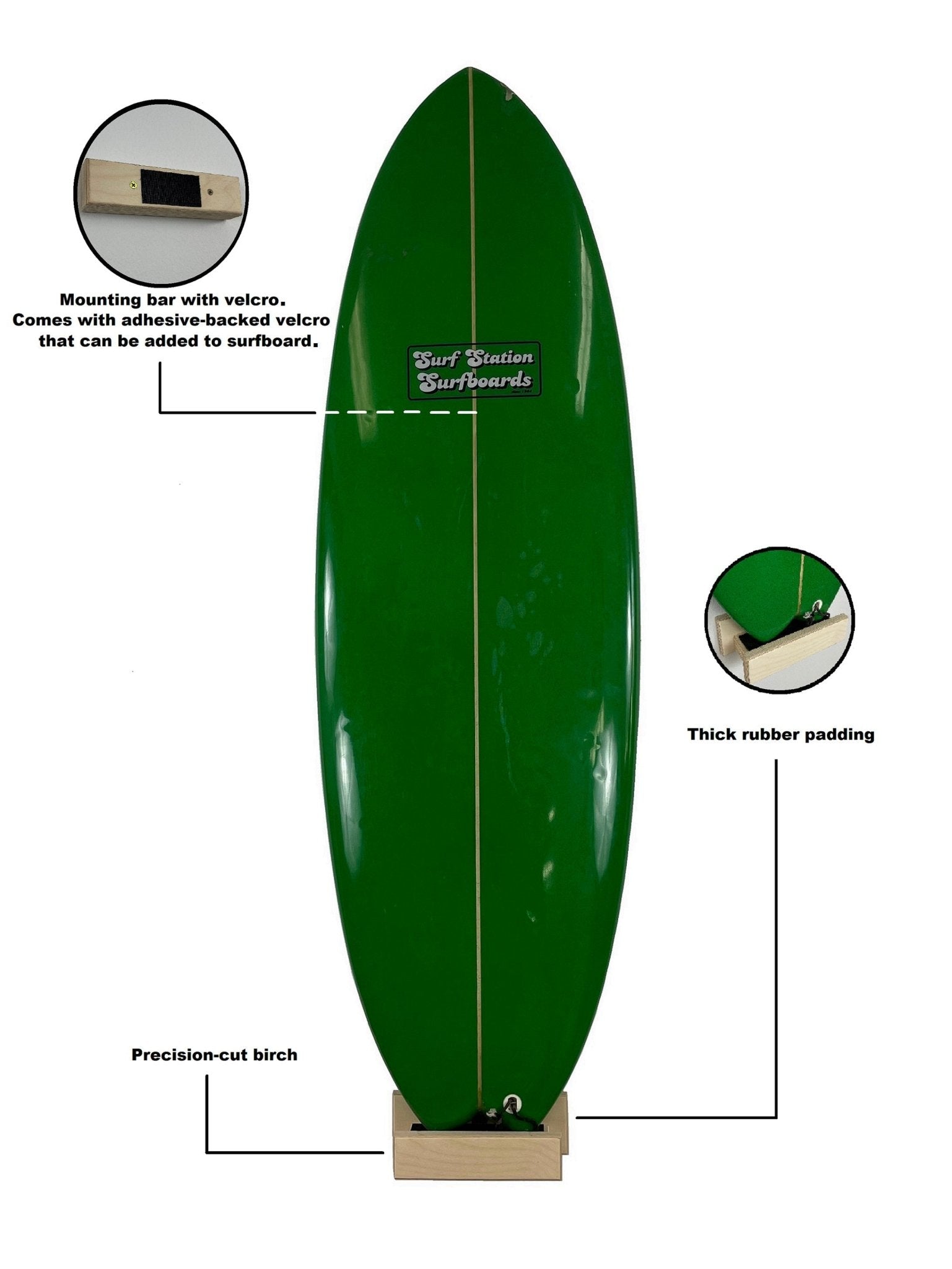 Rado Racks THE ROGUE single surfboard wall rack - Angler's Pro Tackle & Outdoors