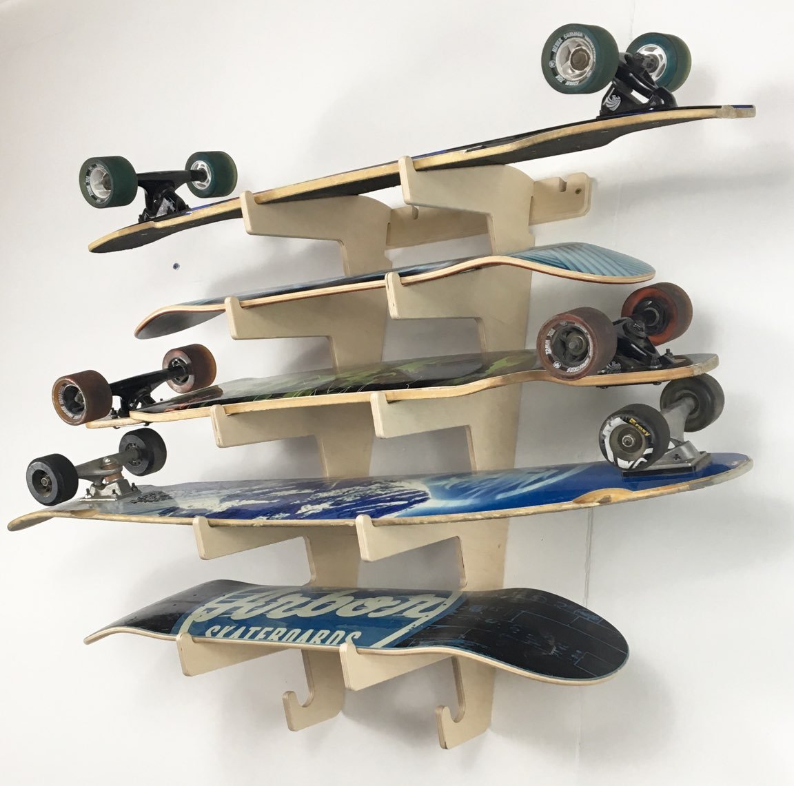 Rado Racks THE SHOWCASE skateboard wall rack - Angler's Pro Tackle & Outdoors