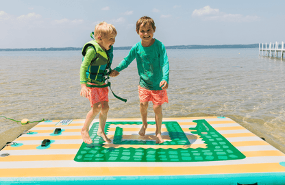 RadPadz Cannonballer | Croc | 6’ x 12’ Inflatable Platform