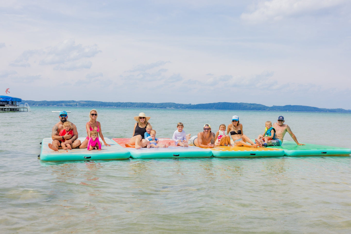 RadPadz Cannonballer | Abstract | 6’ x 12’ Inflatable Platform