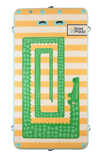 RadPadz Cannonballer | Croc | 6’ x 12’ Inflatable Platform