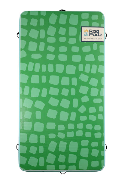 RadPadz Cannonballer | Croc | 6’ x 12’ Inflatable Platform