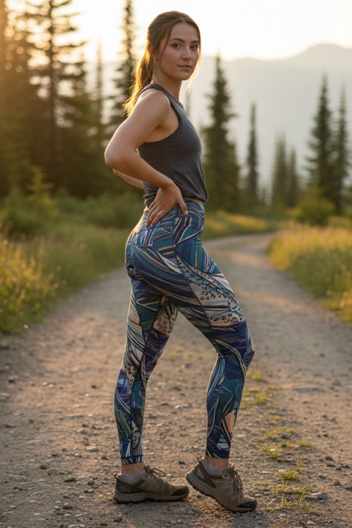 FisheWear Rainbow Ridge High-Waisted Leggings