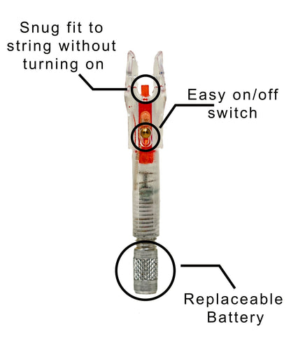 Raised Hunting Nocks | 0.246 I.D. | 5 Pack - Angler's Pro Tackle & Outdoors