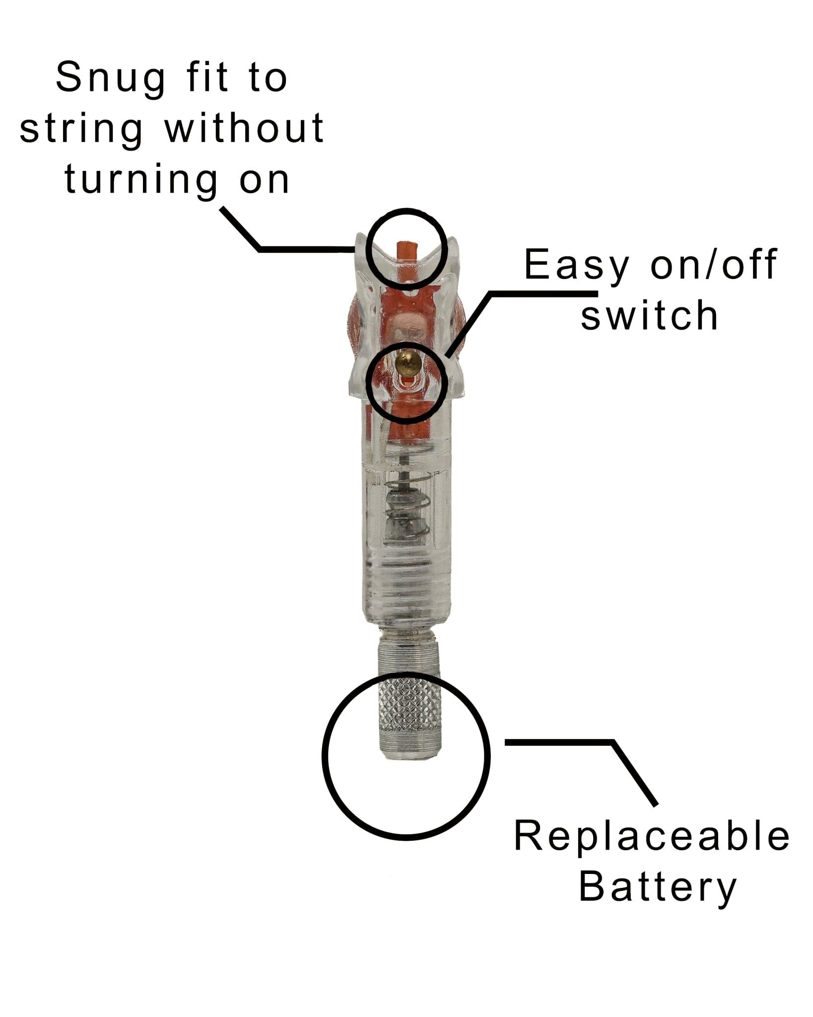 Raised Hunting Nocks | Crossbow 0.300 I.D. | 5 Pack - Angler's Pro Tackle & Outdoors