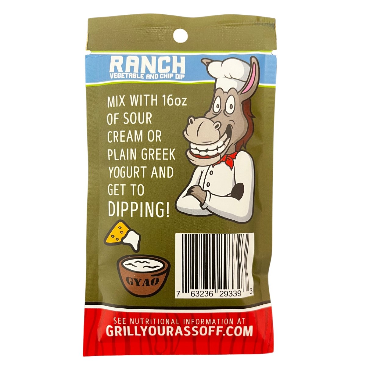 Grill Your Ass Off Ranch Dip