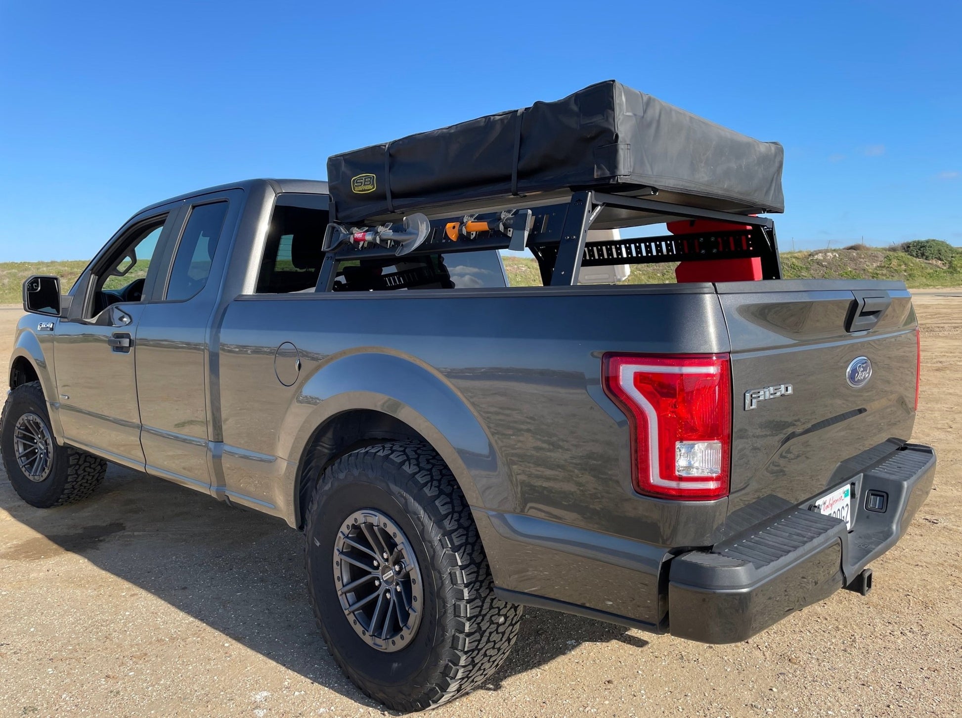 Range Industries 2015+ F - 150 Mid Height Rooftop Tent Rack Kit - Angler's Pro Tackle & Outdoors