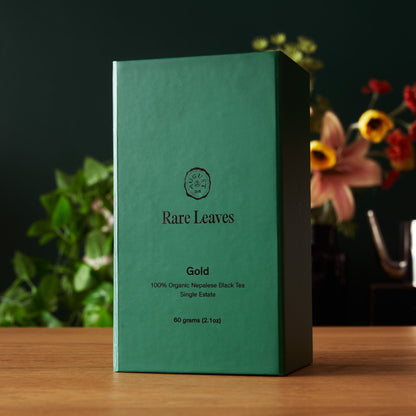 August Uncommon Tea Rare Leaves Gold - Single Estate Nepalese Black Tea