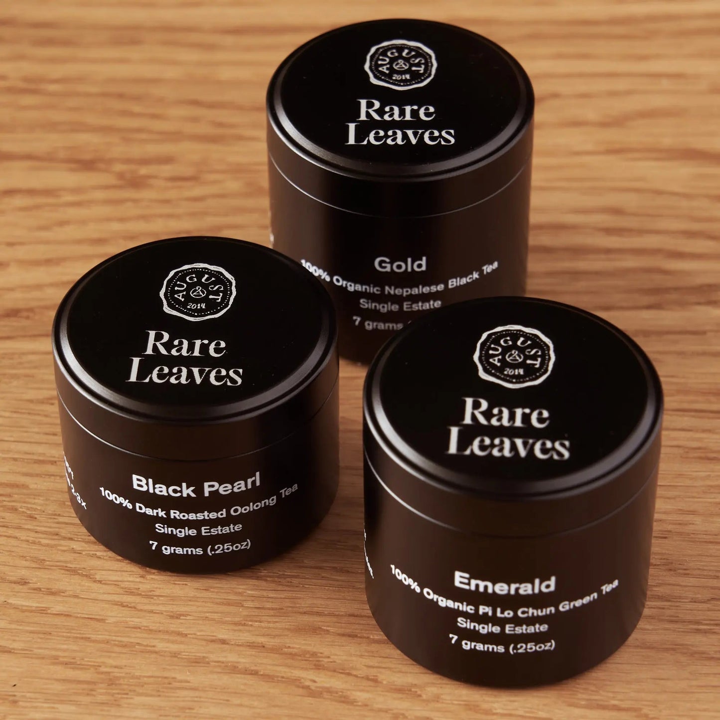 August Uncommon Tea Rare Leaves Single Origin Tea Mini Tin Sampler