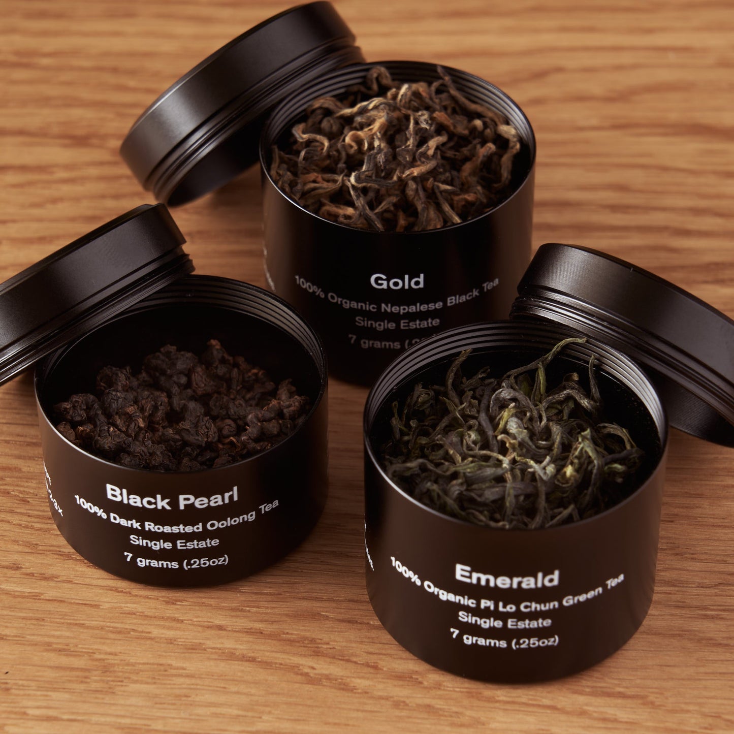 August Uncommon Tea Rare Leaves Single Origin Tea Mini Tin Sampler
