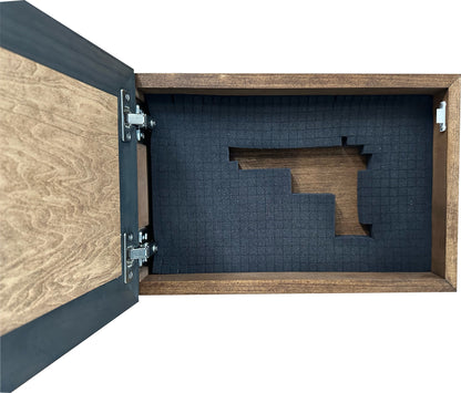 Bellewood Designs - Hidden Gun Storage Cabinet I'd Rather Be Fishing