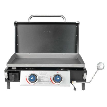 Razor Griddle GGT2131M 25 Inch Portable 2 Burner LP Propane Gas Grill, Steel - Angler's Pro Tackle & Outdoors