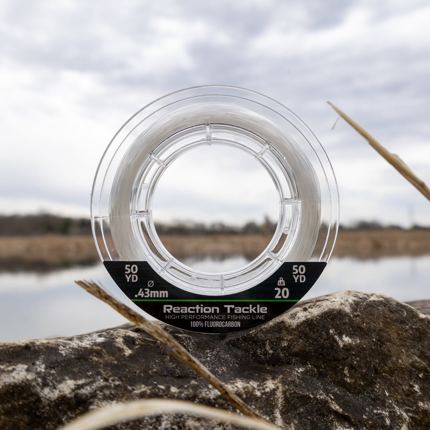 Reaction Tackle 100% Pure Fluorocarbon Fishing Line - Angler's Pro Tackle & Outdoors