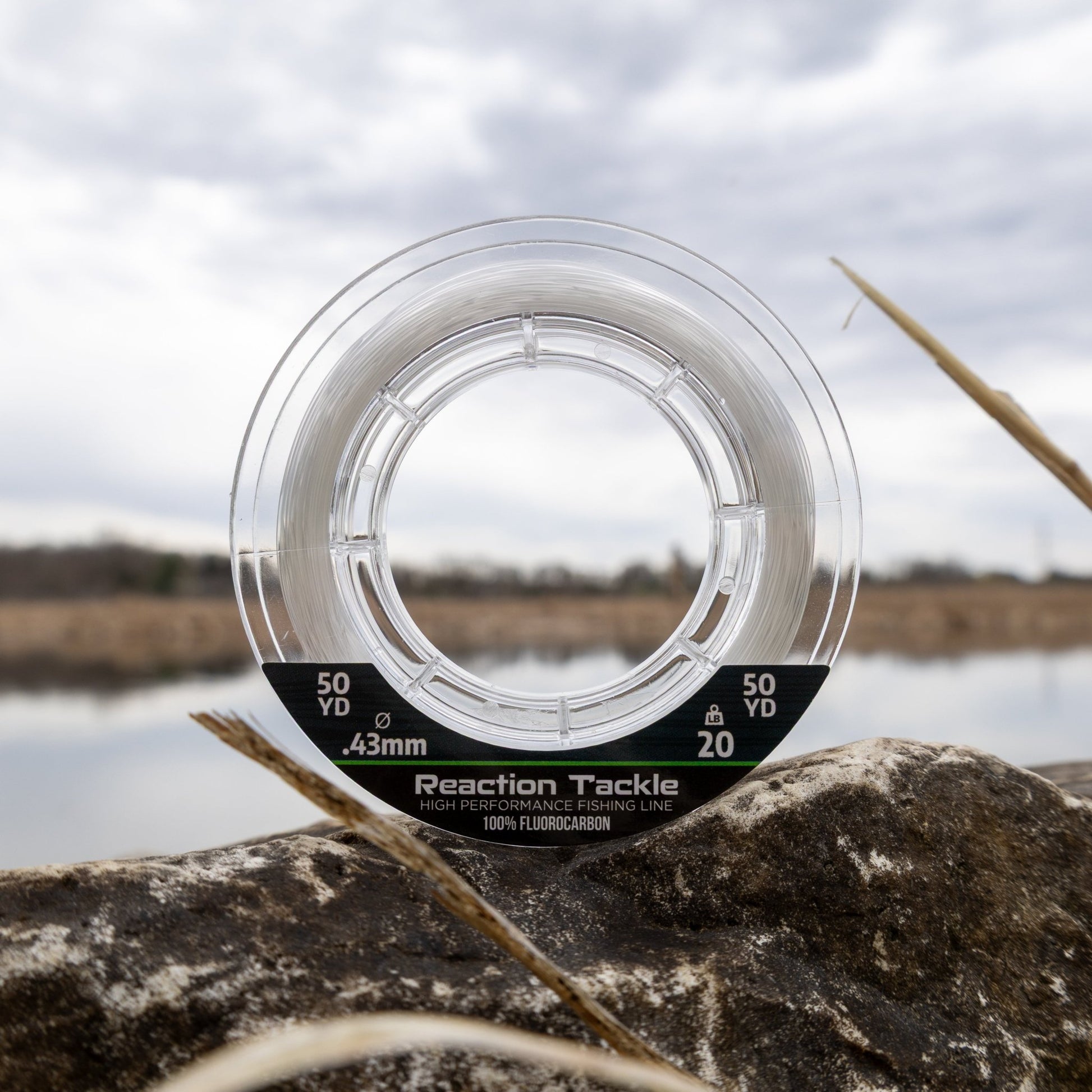 Reaction Tackle 100% Pure Fluorocarbon Fishing Line - Angler's Pro Tackle & Outdoors