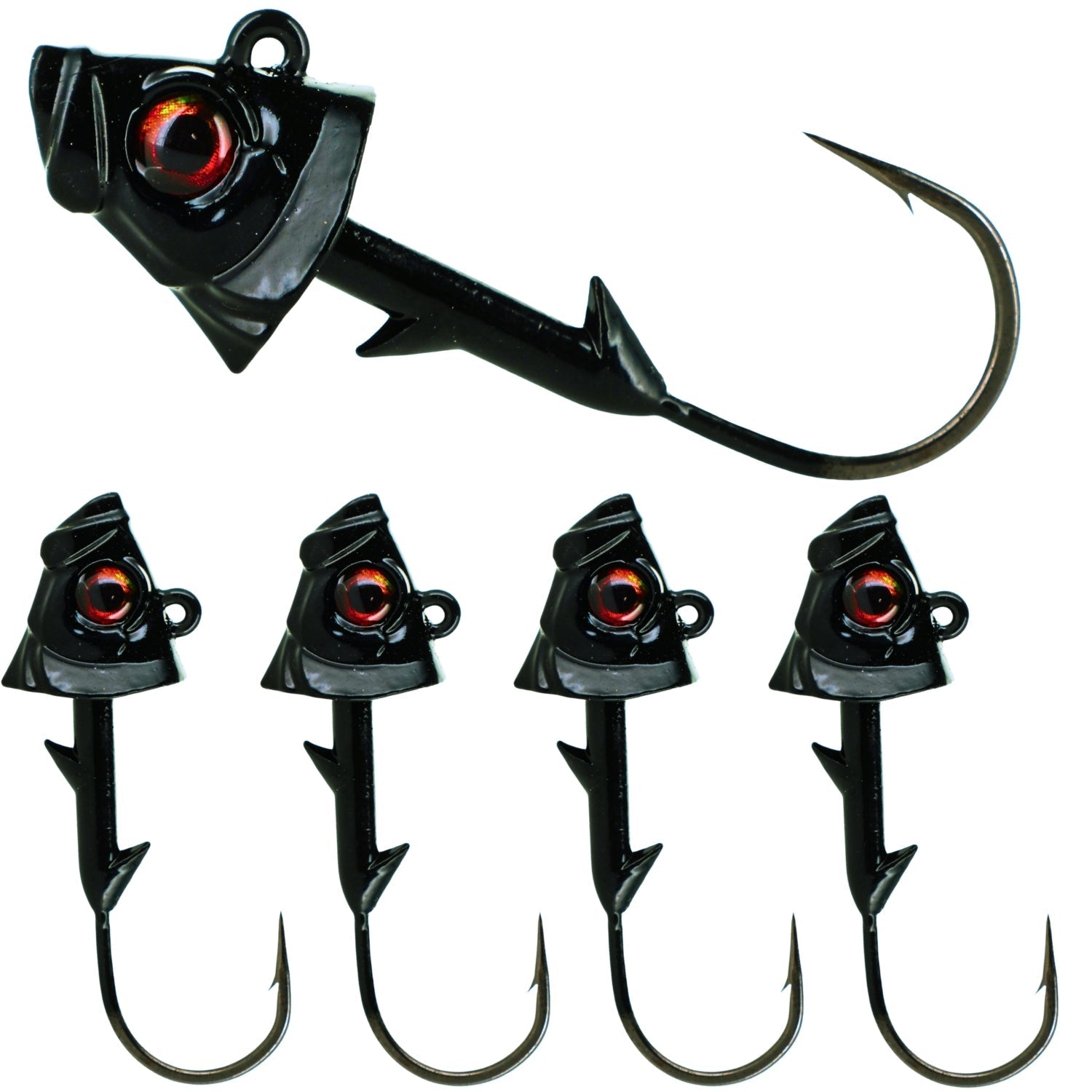 Reaction Tackle 97% Pure Tungsten Swimbait Jig with Realistic Fish Head - 5 - PACK - Angler's Pro Tackle & Outdoors