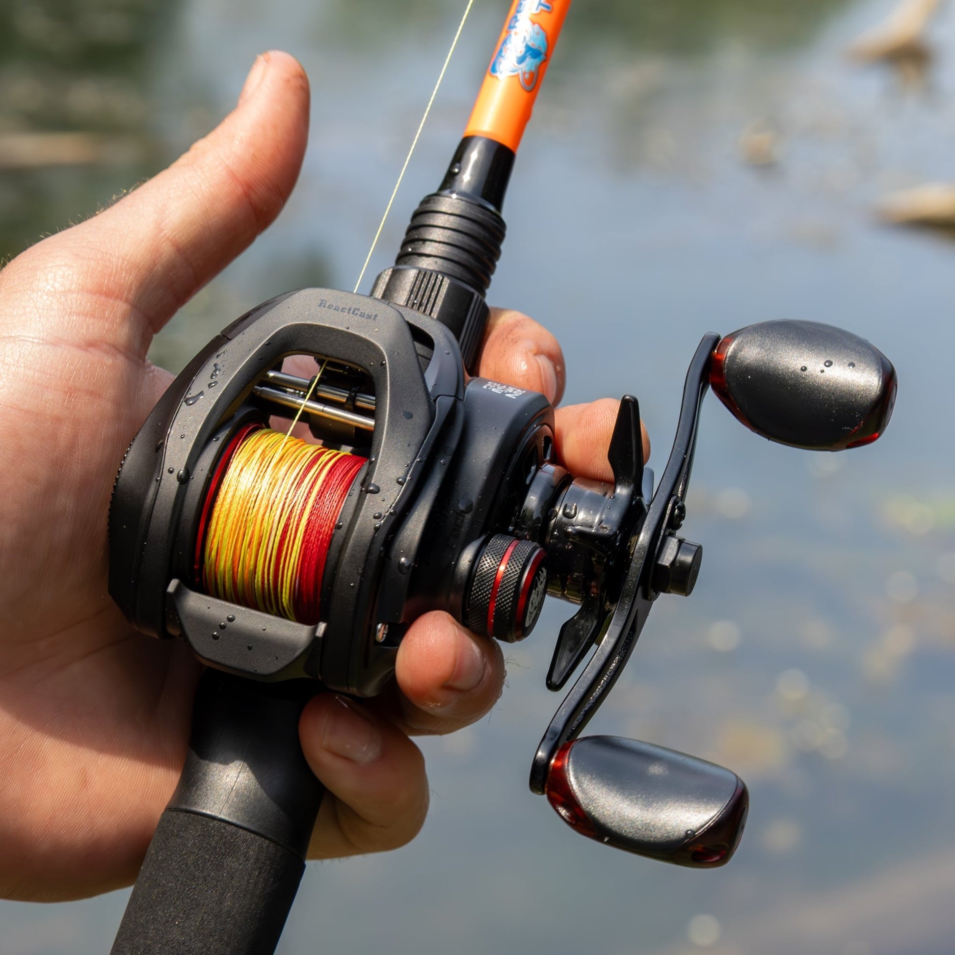 Reaction Tackle Baitcasting Fishing Reel – ReactCast Edition - High - Speed 7.3:1 Gear Ratio - NEW - Angler's Pro Tackle & Outdoors
