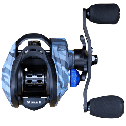 Reaction Tackle Baitcasting Fishing Reel - StreamX Edition - 7.5:1 gear ratio - NEW - Angler's Pro Tackle & Outdoors