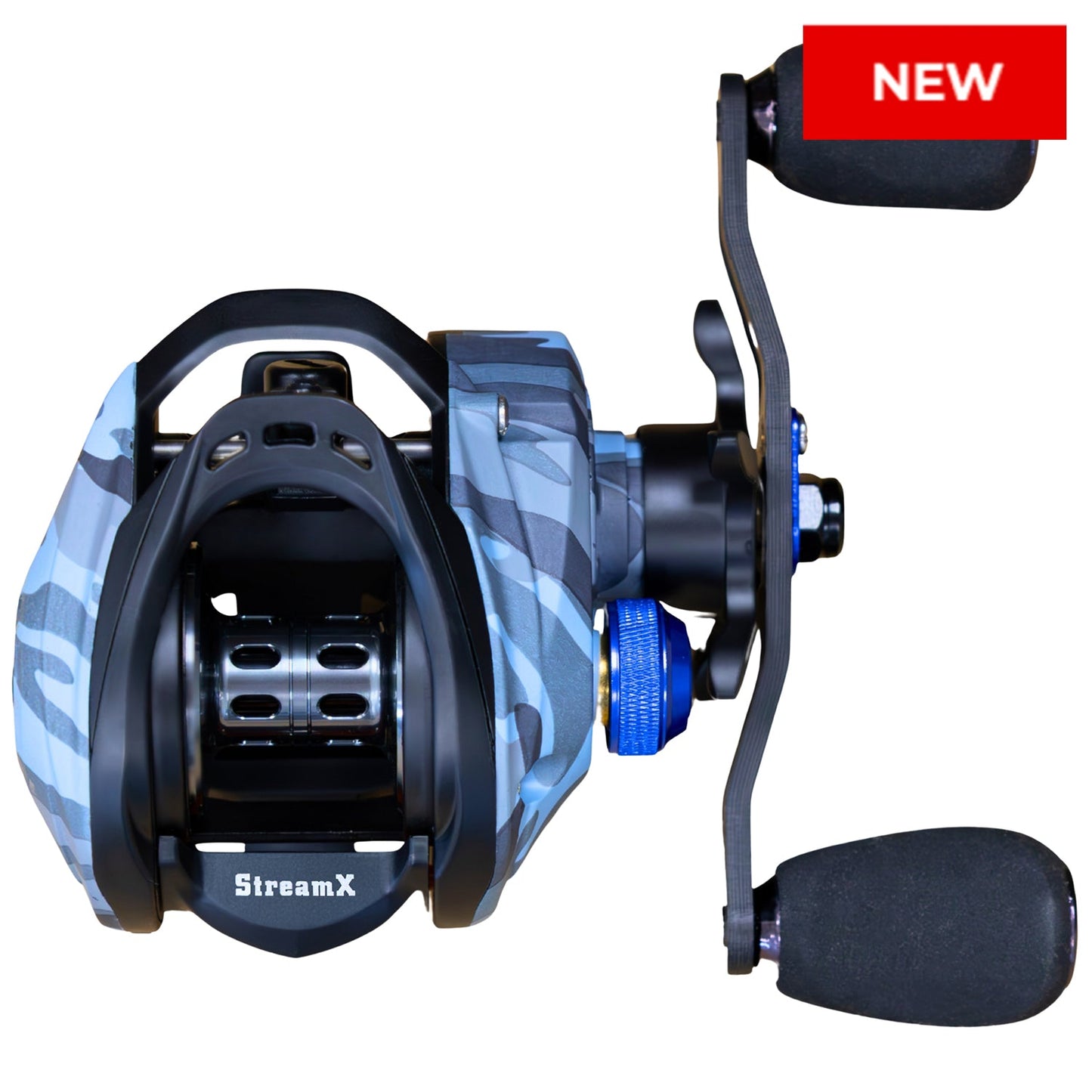 Reaction Tackle Baitcasting Fishing Reel - StreamX Edition - 7.5:1 gear ratio - NEW - Angler's Pro Tackle & Outdoors