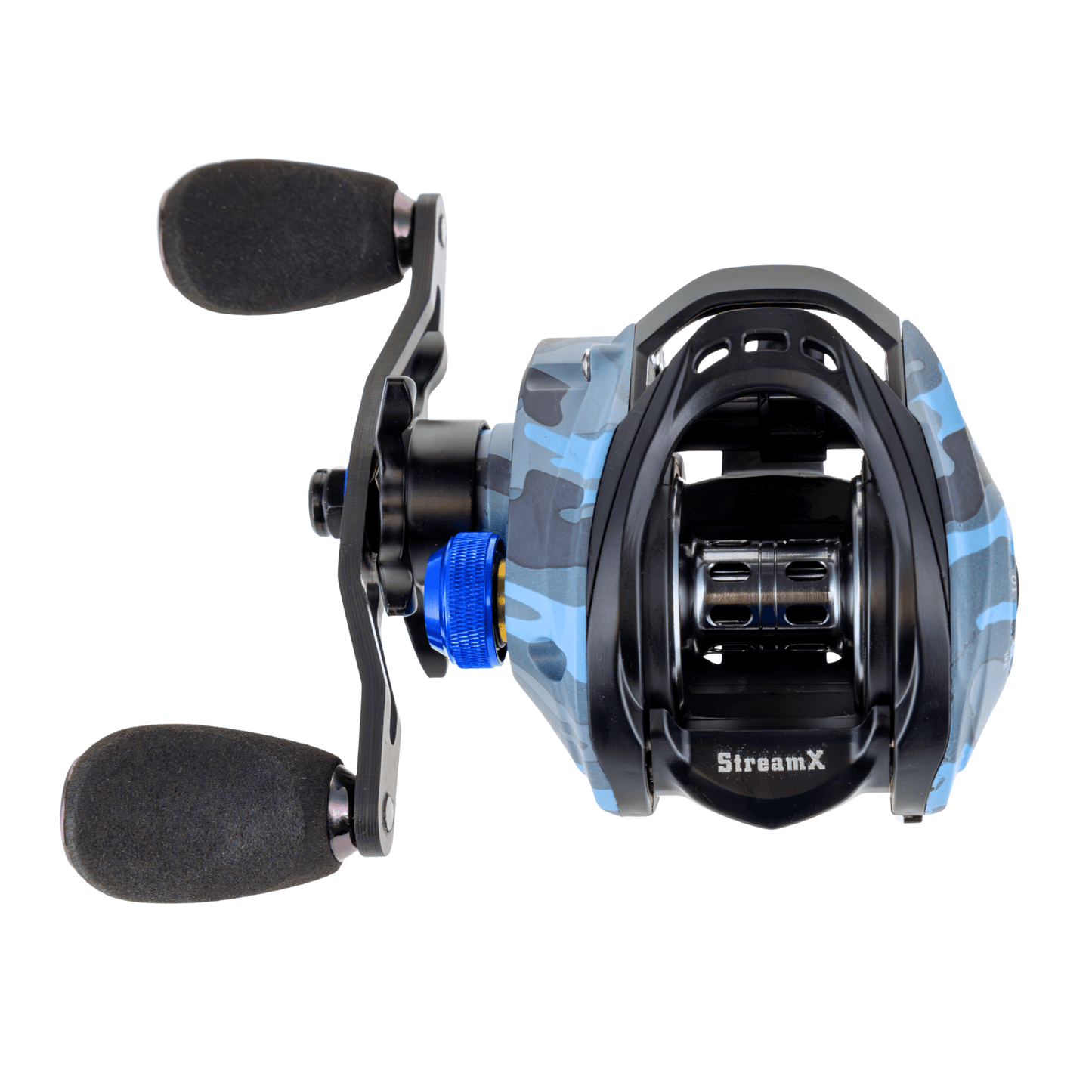 Reaction Tackle Baitcasting Fishing Reel - StreamX Edition - 7.5:1 gear ratio - NEW - Angler's Pro Tackle & Outdoors