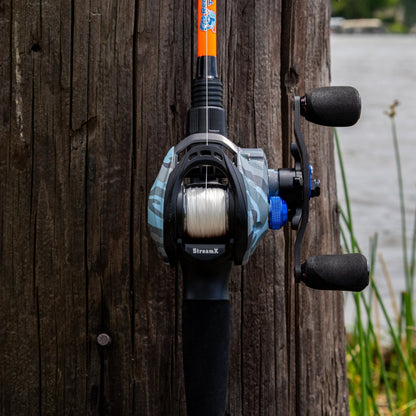 Reaction Tackle Baitcasting Fishing Reel - StreamX Edition - 7.5:1 gear ratio - NEW - Angler's Pro Tackle & Outdoors