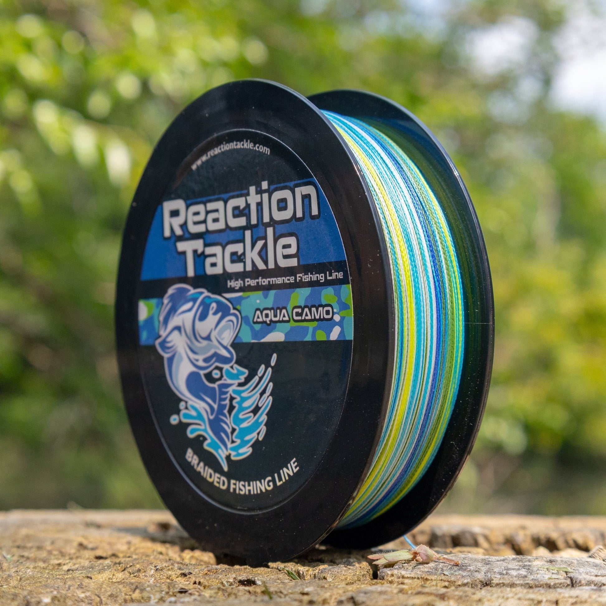Reaction Tackle Braided Fishing Line - Aqua Camo - Angler's Pro Tackle & Outdoors