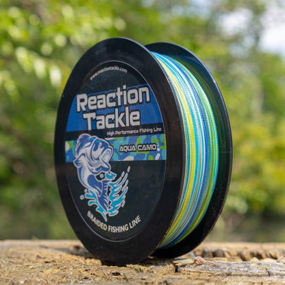 Reaction Tackle Braided Fishing Line - Aqua Camo - Angler's Pro Tackle & Outdoors
