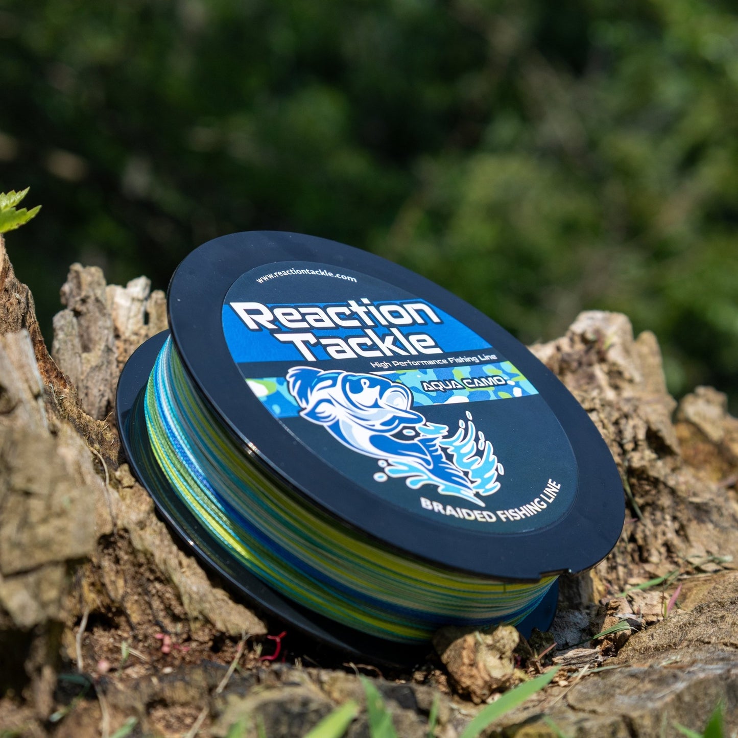 Reaction Tackle Braided Fishing Line - Aqua Camo - Angler's Pro Tackle & Outdoors