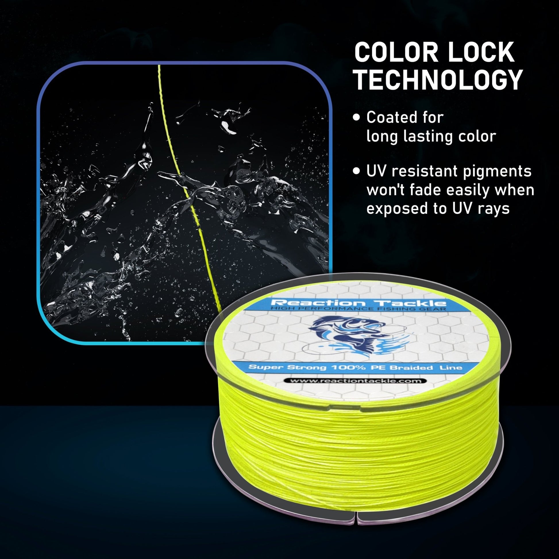 Reaction Tackle Braided Fishing Line - Aqua Camo - Angler's Pro Tackle & Outdoors