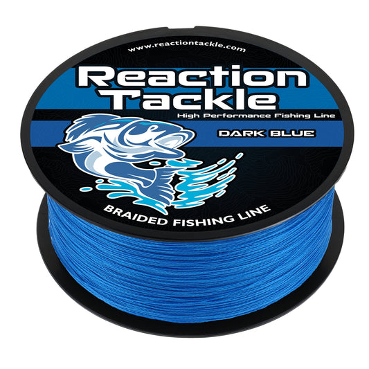 Reaction Tackle Braided Fishing Line - Dark Blue - Angler's Pro Tackle & Outdoors