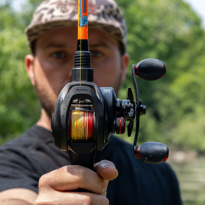 Reaction Tackle Braided Fishing Line - Fire Camo - NEW - Angler's Pro Tackle & Outdoors