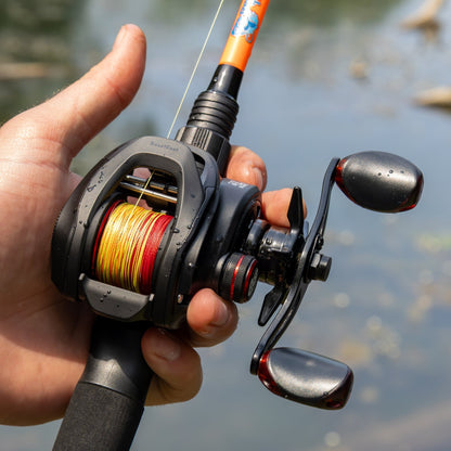 Reaction Tackle Braided Fishing Line - Fire Camo - NEW - Angler's Pro Tackle & Outdoors