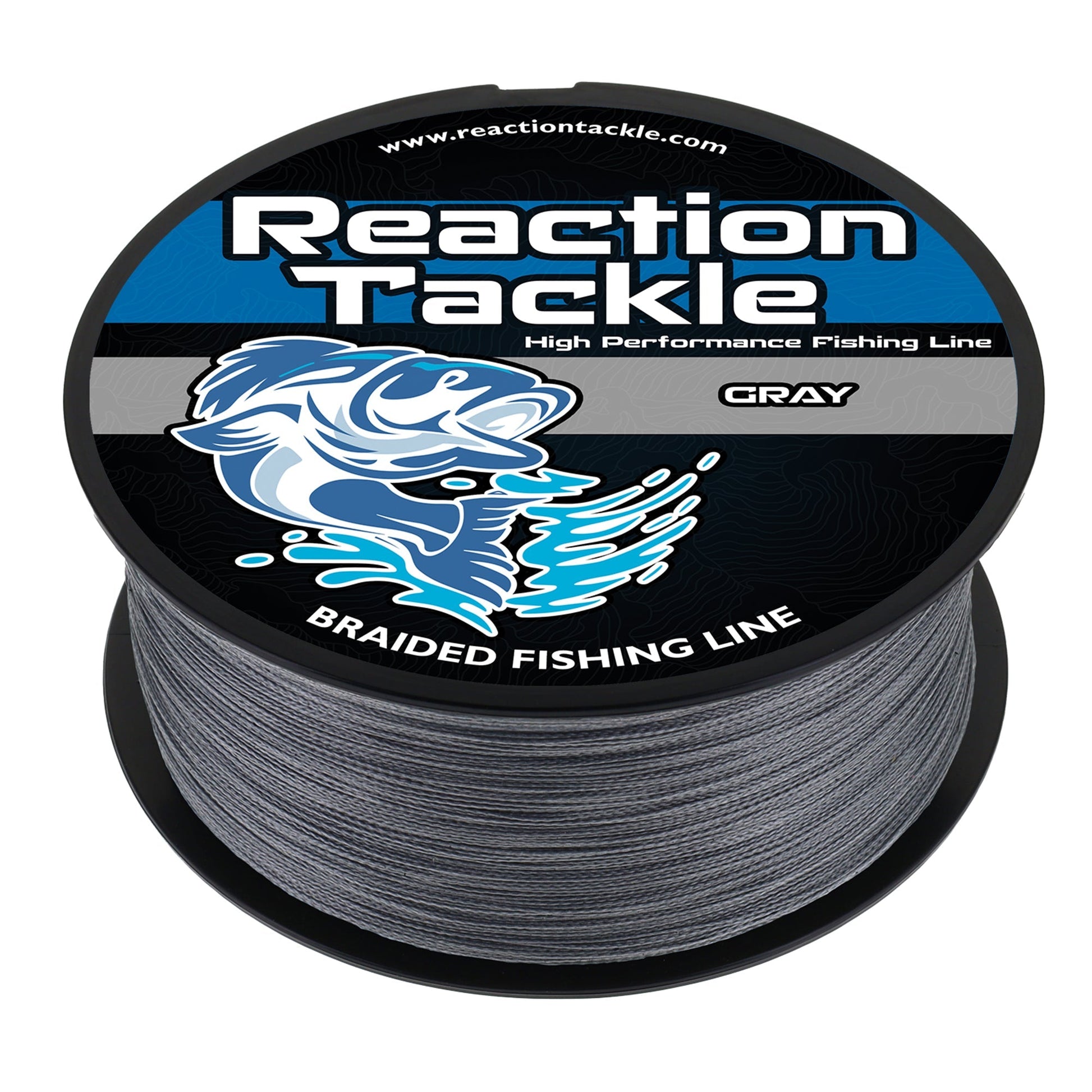 Reaction Tackle Braided Fishing Line - Gray - Angler's Pro Tackle & Outdoors