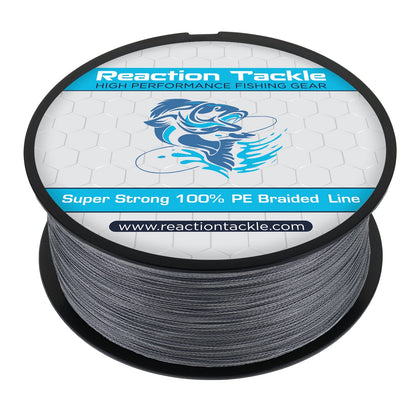 Reaction Tackle Braided Fishing Line - Gray - Angler's Pro Tackle & Outdoors