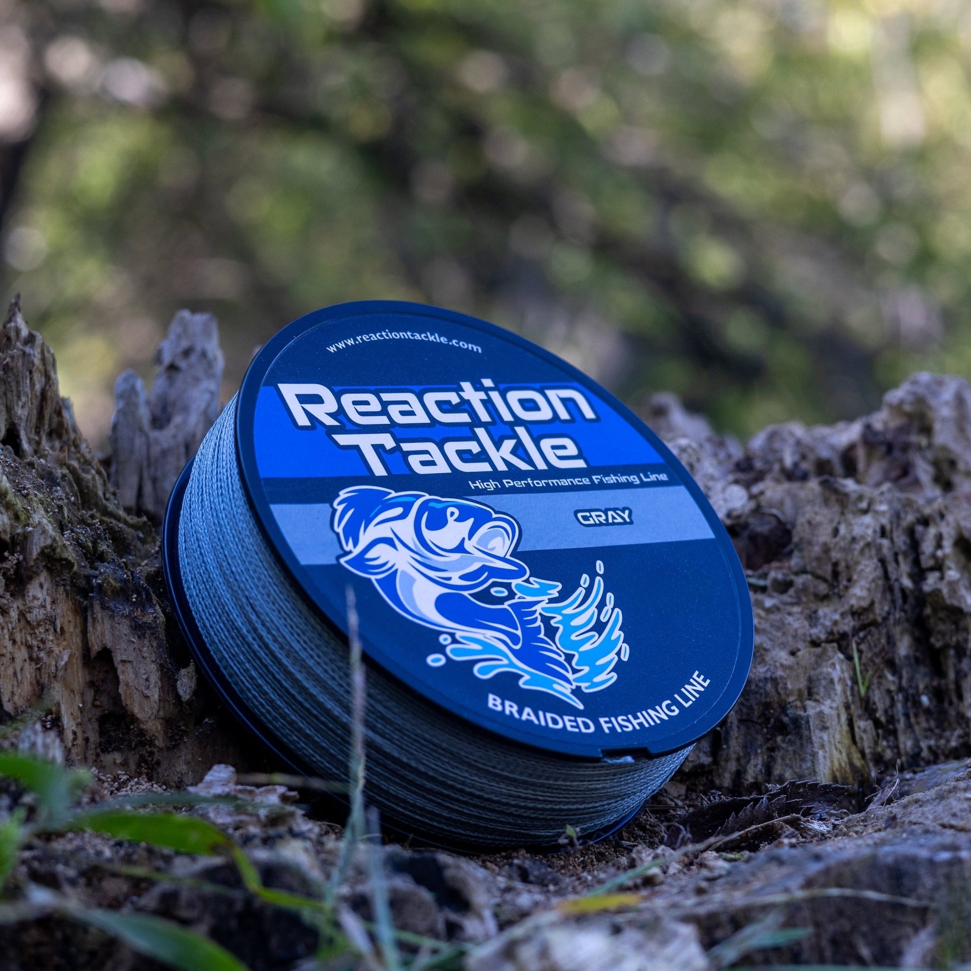 Reaction Tackle Braided Fishing Line - Gray - Angler's Pro Tackle & Outdoors
