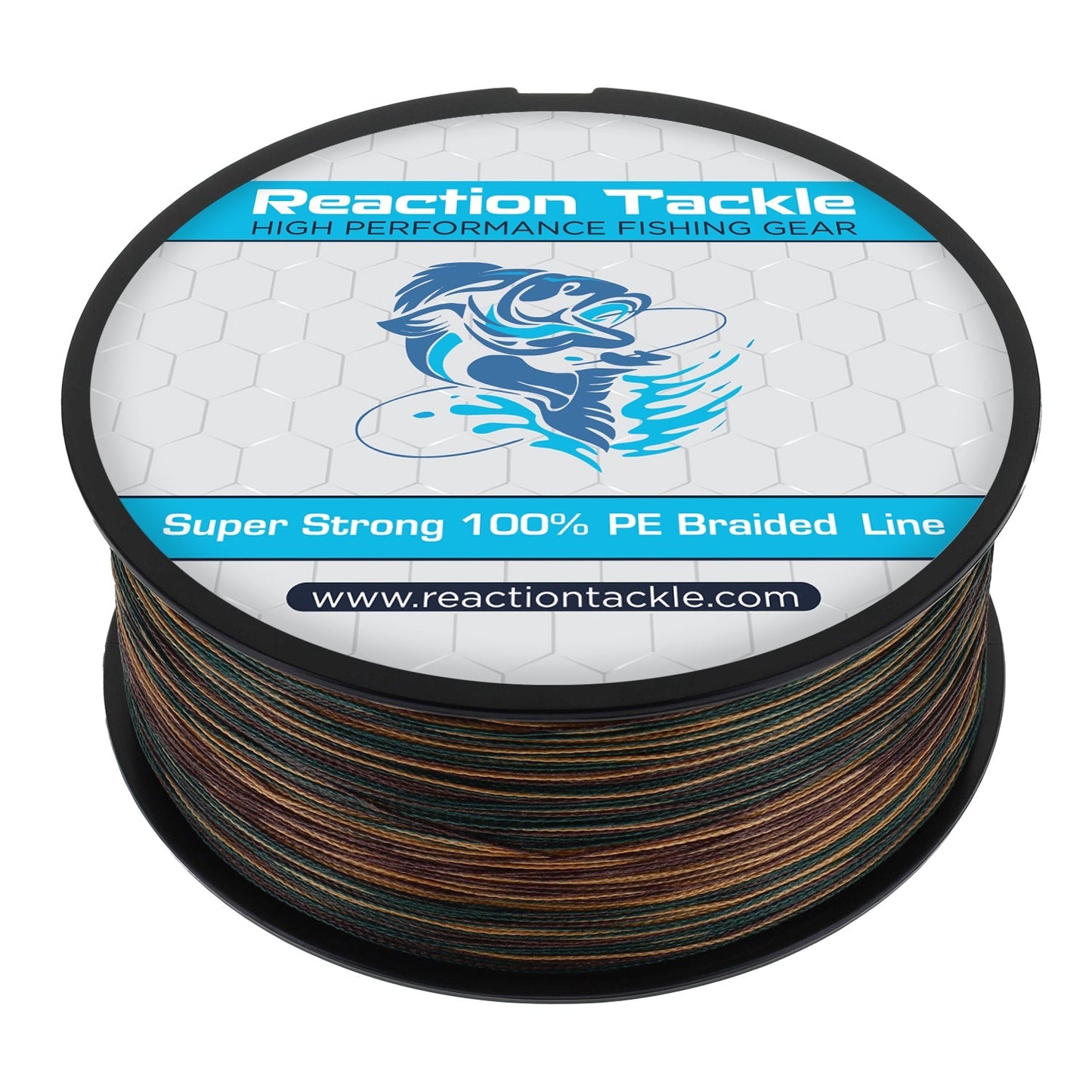 Reaction Tackle Braided Fishing Line - Green Camo - Angler's Pro Tackle & Outdoors