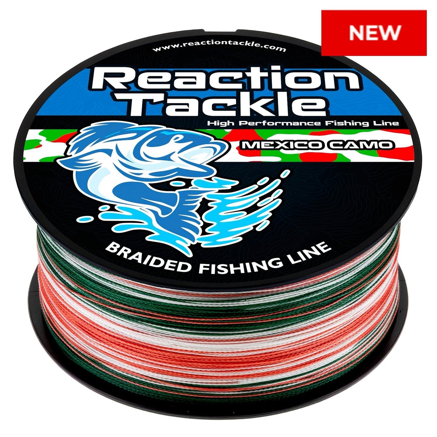 Reaction Tackle Braided Fishing Line - Mexico Camo - Angler's Pro Tackle & Outdoors