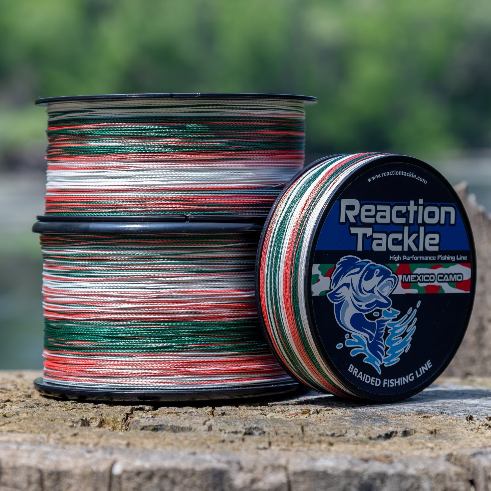Reaction Tackle Braided Fishing Line - Mexico Camo - NEW - Angler's Pro Tackle & Outdoors