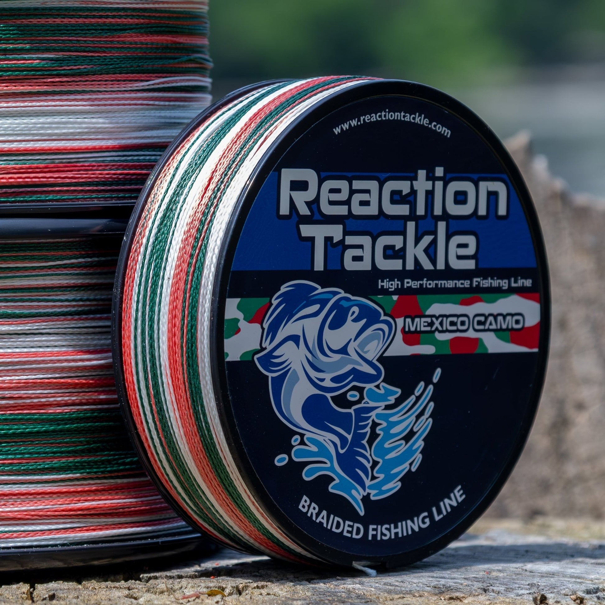 Reaction Tackle Braided Fishing Line - Mexico Camo - NEW - Angler's Pro Tackle & Outdoors